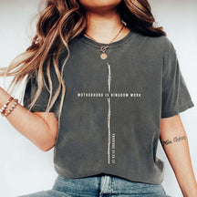 Motherhood Is Kingdom Work Wildflower T-Shirt