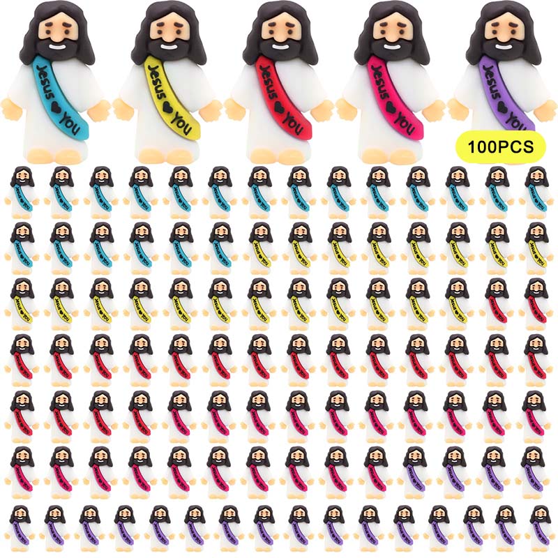 Pocket Jesus Loves You hurch Christmas Party Favors Baptism Gifts Figurines