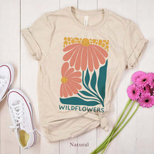 Retro Garden Cute Wildflowers T-Shirt