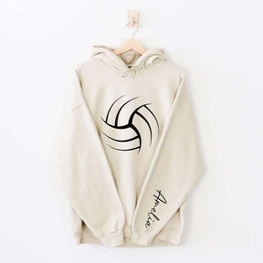 Personalized Volleyball Mom Name Hoodie