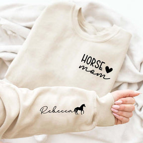 Custom Horse Rider Mom Sweatshirt