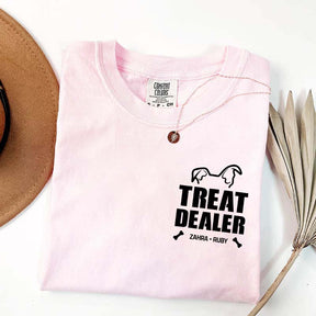Custom Dog Dad Pet Name T-Shirt