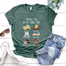 Things I Do In My Spare Time Book Cute T-Shirt