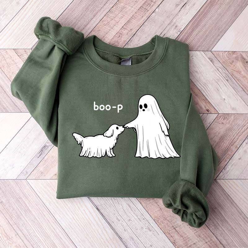 Spooky Season Boo-P Halloween Crewneck Sweatshirt
