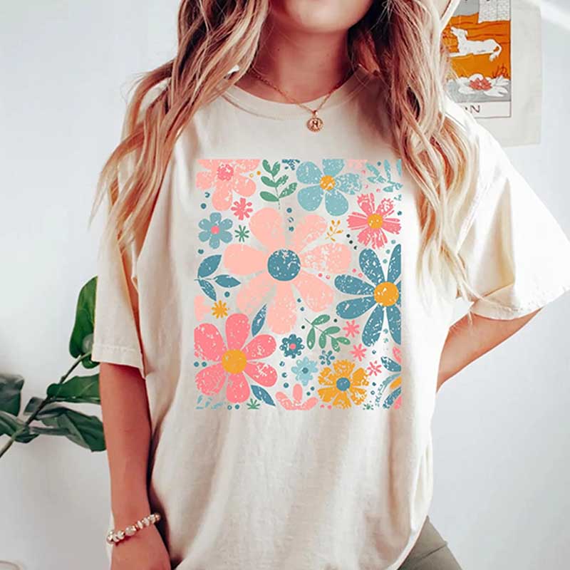 Boho Wildflowers Boho Summer T-Shirt