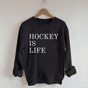 Hockey Is Life Minimalist Sweatshirt