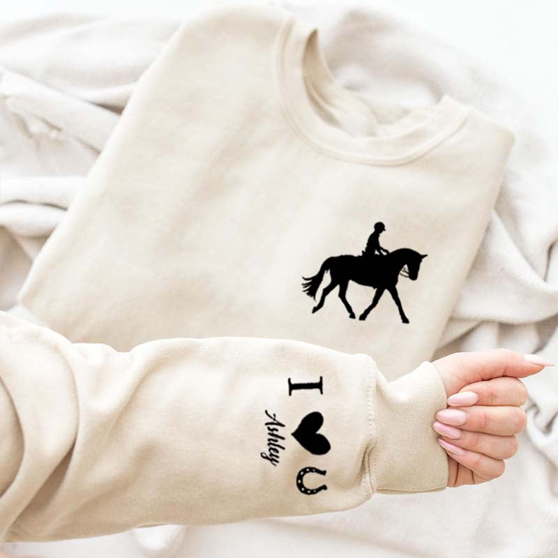 Personalized Horse Gifts Sweatshirt