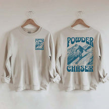 Powder Chaser Funny Skiing Sweatshirt