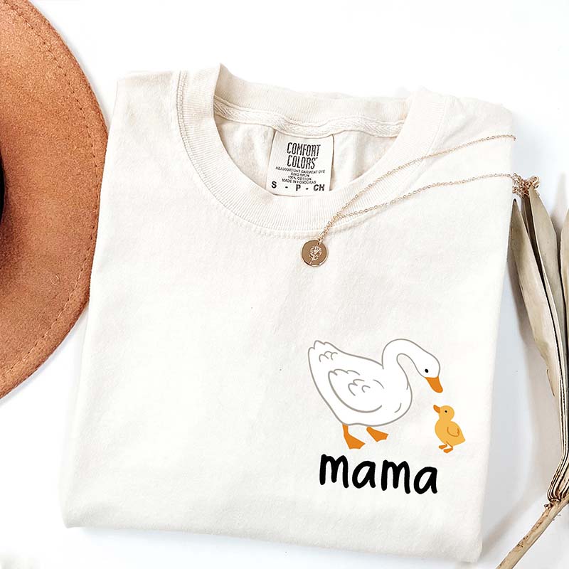 Comfort Colors Mama Duck With Ducklings T-Shirt