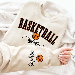 Custom Girls Basketball Sweatshirt