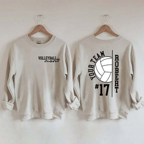 Personalized Team Spirit Volleyball Sweatshirt