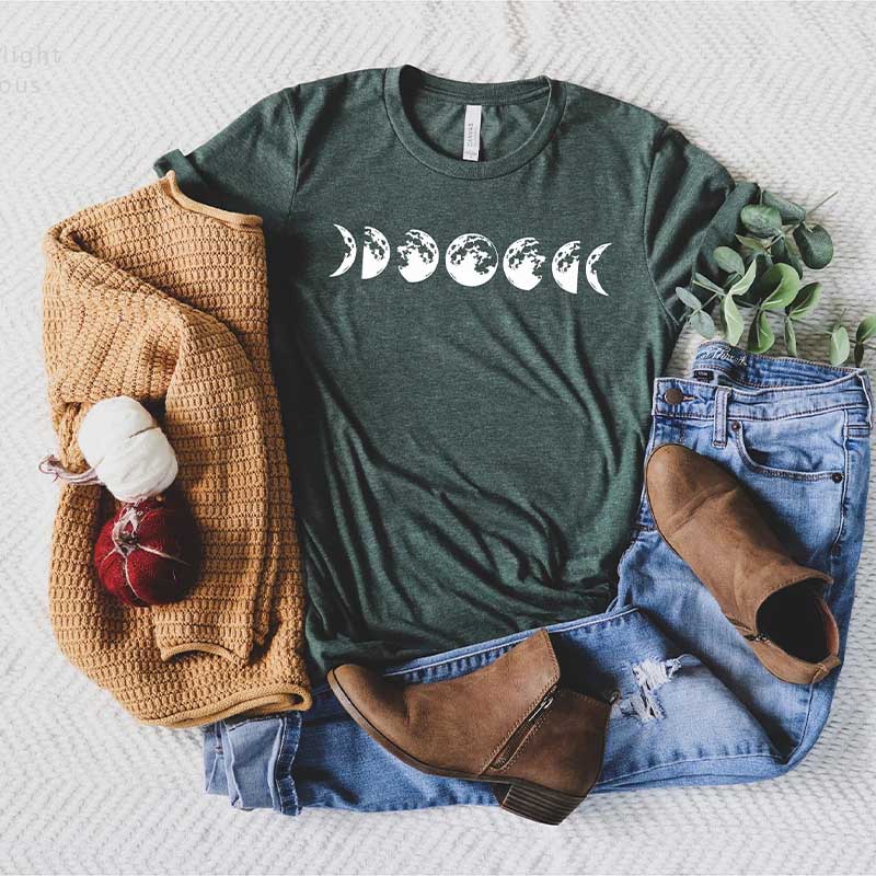 Moon Eclipse Phase Space Lover T-Shirt