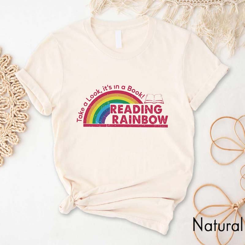 Reading Rainbow Teacher Appreciation T-Shirt