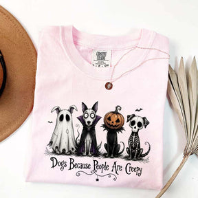 Cute Dogs Because People Are Creepy T-Shirt