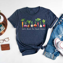 Let's Root For Each Other Vegetable T-Shirt