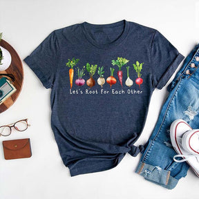 Let's Root For Each Other Vegetable T-Shirt
