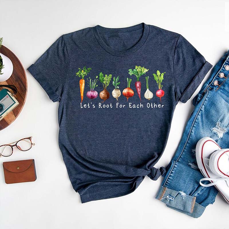 Let's Root For Each Other Vegetable T-Shirt