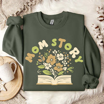 Floral Mom Life Story Sweatshirt