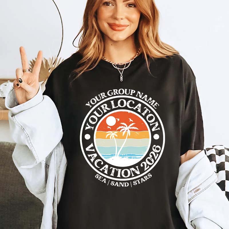Custom Family Vacation T-Shirt