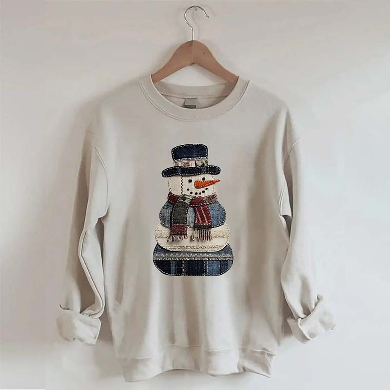 Patchwork Christmas Sweatshirt