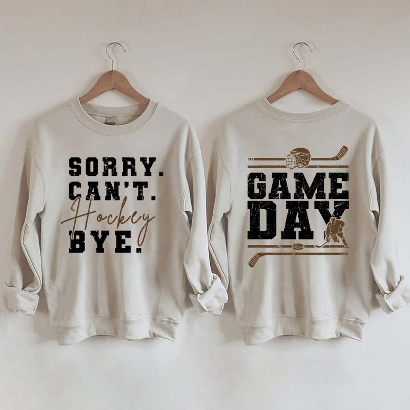 Game Day Hockey Vibes Player Sweatshirt
