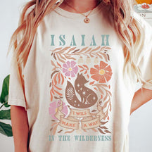 Boho Isaiah In The Wilderness Flower T-Shirt