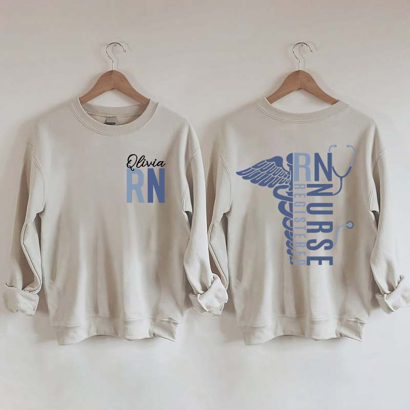 Personalized Registered Nurse Sweatshirt