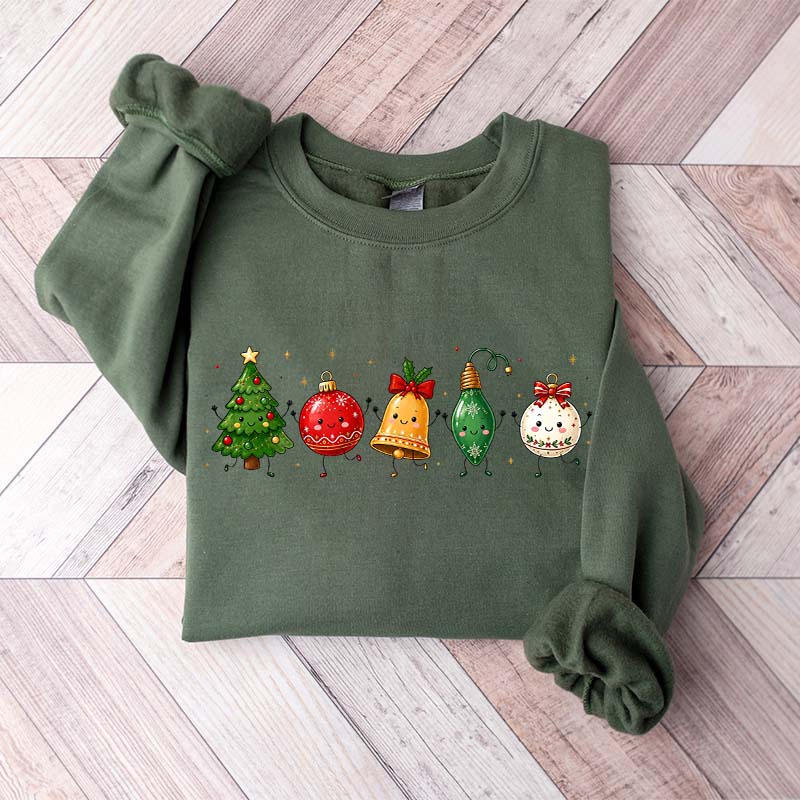 Cute Christmas Xmas Tree Sweatshirt