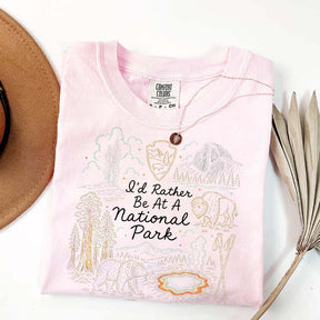 I'd Rather Be At America Parks Lovers T-Shirt