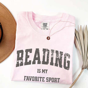Retro Reading Is My Favorite Sport Cute T-Shirt