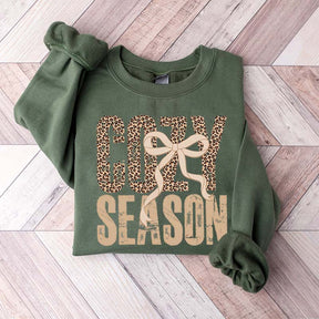 Leopard Fall Cozy Season Sweatshirt