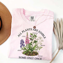 Dark Academia All Plants Are Edible Some Only Once Cute T-Shirt