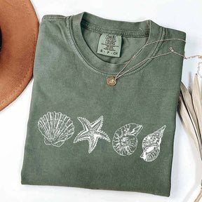 Seashell Coastal Aesthetic T-Shirt
