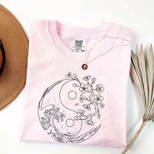 Yin Yang Wave Cherry Blossom T-Shirt