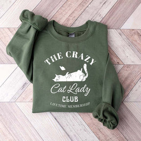 Crazy Cat Lady Club Sweatshirt