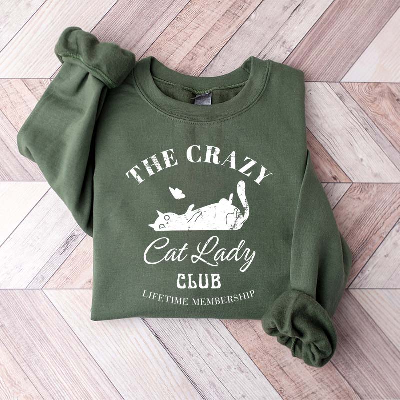 Crazy Cat Lady Club Sweatshirt