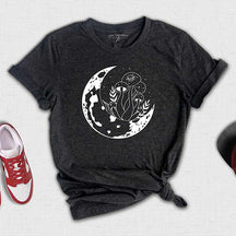 Witchy Mushroom Moon Phase T-Shirt
