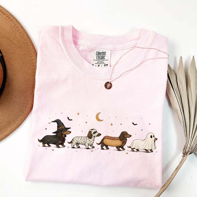 Halloween Dachshund Costumes T-Shirt