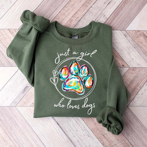 Just a Girl Who Loves Dogs Sweatshirt