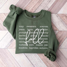 Fall Definition Words Sweatshirt