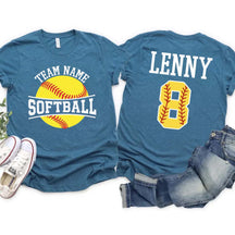 Personalized Softball Team T-Shirt