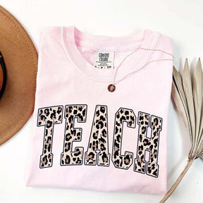 Comfort Colors Leopard Teacher T-Shirt
