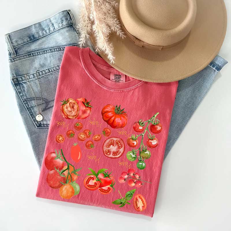 Comfort Colors Tomato Vegan Fruit T-Shirt