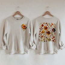 Autumn Cottagecore Autumn Floral Sweatshirt