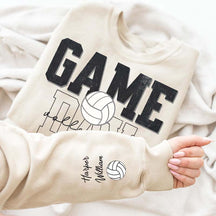 Personalized Volleyball Mom Name Sweatshirt