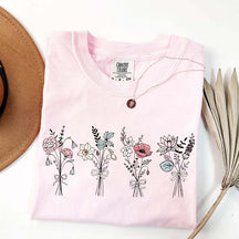 Floral Coquette Bow Ladies T-Shirt