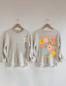 Boho Blumenmarkt Amsterdam Sweatshirt