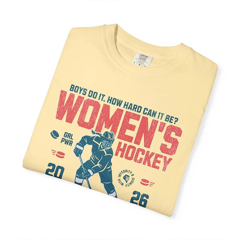 Hockey Lover Merch Feminist T-Shirt