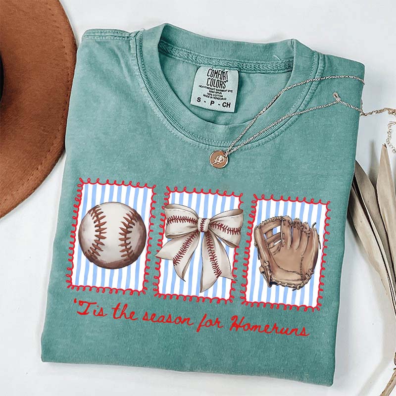 Tis the Season for Homeruns Baseball Mama T-Shirt