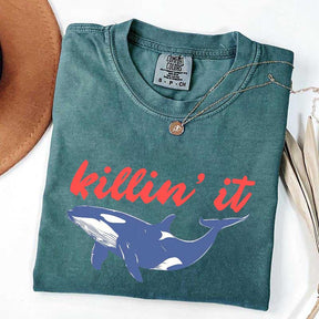 'Killin' It' Whale T-Shirt